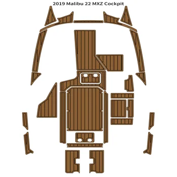 2019 Malibu 22 MXZ Коврик для кокпита, лодка, Пенопласт EVA, Палубный коврик из искусственного Тика, Напольное покрытие