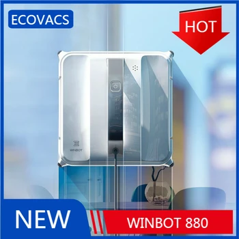 НОВЫЙ 2020 Ecovacs Winbot 880 Робот для мытья окон, Автоматический Бытовой Интеллектуальный Электрический Артефактный Оконный Пылесос