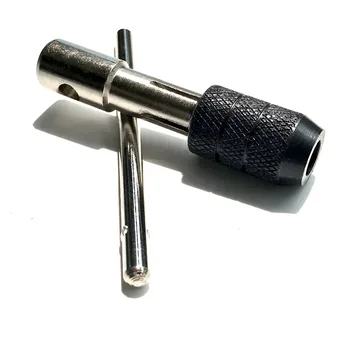 Бесплатная доставка 1 шт. Простого гаечного ключа M3-M6/M5-M8/M6-M12 с Т-образной ручкой, Простого гаечного ключа, Инструментального патрона Для ручной нарезки резьбы