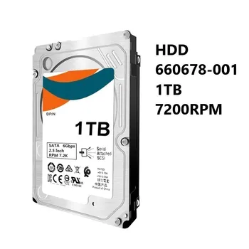 Новый жесткий диск HDD 660678-001 1 ТБ 7200 Об/мин SAS 6 Гбит/с SFF с возможностью горячего подключения, Двухпортовый 2,5-дюймовый жесткий диск для корпусов EVA серии H + P-E-P6000