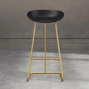 Новый барный стул из скандинавского железа, стойка регистрации, барный стул с высокой ножкой, стойка администратора для кухонной стойки, стул Высотой 65/70/75 см