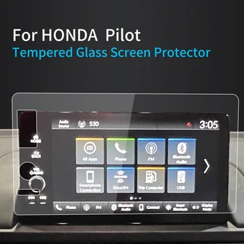 Для Honda Pilot Screen Protector 2023, Центральная консоль, Закаленное стекло, Защитная пленка, Защита Навигатора, Автомобильные Аксессуары