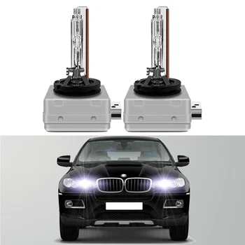 Для BMW X6 E71 E72 2008-2014 6000 К, ксеноновая лампа дальнего ближнего света (подходит только оригинальная лампа-ксенон).）