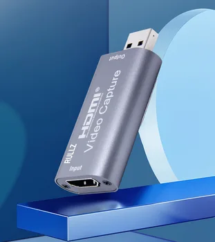 4K Вход 1080P USB 2.0 HDMI Видеозахват Карточная Игра Коробка для Записи Видео для PS3 PS4 Xbox PC Игровая Камера OBS Прямая Трансляция