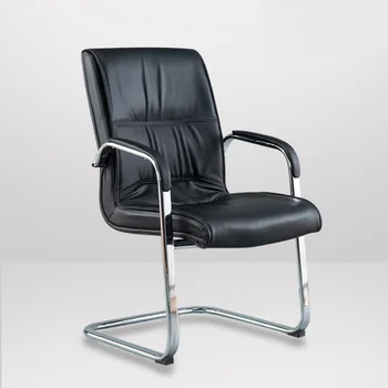 Конференц-кресло для персонала, кожаное офисное кресло с бантом, простое современное компьютерное кресло для обучения офисного персонала, кресло для совещаний