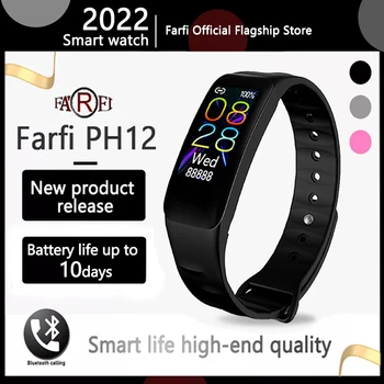 Глобальная версия Farfi Smart Bracelet One Touch Screen Bluetooth Smart Watch Heart Rate Fitness Traker, Водонепроницаемый Смарт-браслет