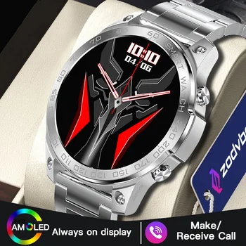 AMOLED Смарт-часы Для мужчин, мониторинг сердечного ритма, кислорода в крови, длительный режим ожидания, Пользовательский набор для ответа на вызов, водонепроницаемые смарт-часы для Xiaomi