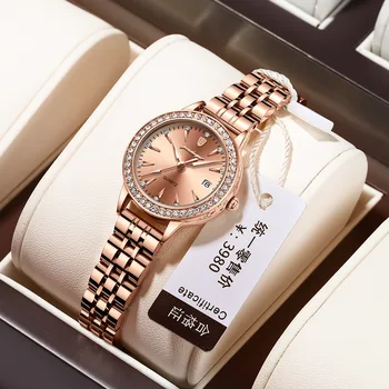 Роскошные женские часы POEDAGAR От ведущего бренда, Водонепроницаемые кварцевые женские наручные часы Relogio Feminino, подарок для девочки