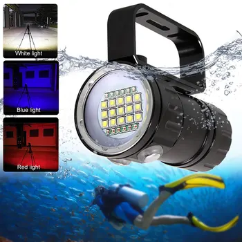 IPX8 Водонепроницаемый Профессиональный Дайверский Фонарь Мощный 10000LM светодиодный Фонарик Для Подводного Плавания LED Подводный 100 м Факел Лампа Lanterna