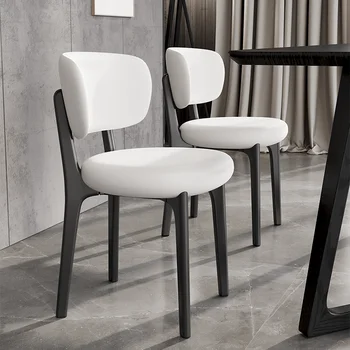 Дизайнерские Уникальные Обеденные Стулья с ножками из черного дерева, Прозрачные Обеденные стулья для гостиной для взрослых, Роскошная мебель для отдыха, Модная мебель для интерьера Sillas