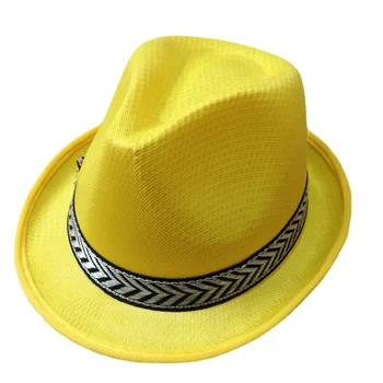 Лето быстро сухой шляпа Джаз шляпа панамы, шляпы открытый шляпа солнца производительность Шапо шляпа крышка для мужчин и женщин унисекс