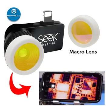 Макрообъектив для тепловизионной камеры Seek инфракрасный тепловизор Ночной версии Compact PRO/Compact /Compact XR Android/TYPE-C/IOS