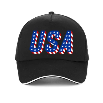 Бейсболка с рисунком США, Женская очаровательная бейсболка в стиле хип-хоп, Высококачественная праздничная подарочная кепка с флагом США