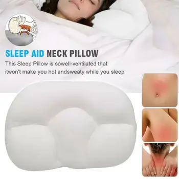 Универсальная подушка Для Сна Egg Sleeper Memory Foam Мягкая Ортопедическая подушка для Шеи Обезболивающая 3D Микро Подушка для Аэробола Для Глубокого Сна Дома