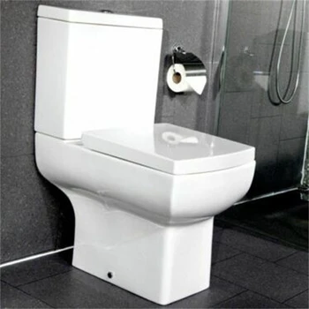 Сиденья для унитаза квадратной формы, съемный моющийся чехол для унитаза для ванной комнаты
