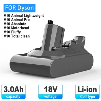 Для Dyson V10 Тонкий пылесос ручной аккумулятор dysonV10Slin Dyson SV10 Легкий перезаряжаемый пылесос аккумулятор