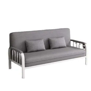 Раскладной диван-кровать Диван для гостиной Простая Современная Небольшая квартира, которую можно разобрать и постирать, Дышащая, мягкая и удобная