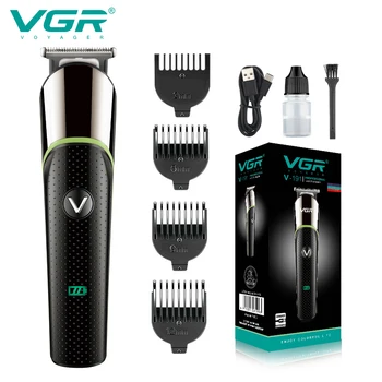 Триммер для волос VGR, Профессиональная машинка для стрижки волос, Электрическая Машинка для стрижки волос, Перезаряжаемый Парикмахерский Бытовой Триммер для мужчин V-191