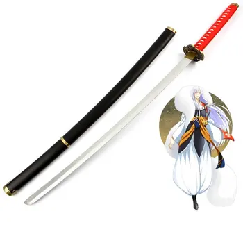 [Забавный] 100 см Косплей Аниме Inuyasha Sesshoumaru Tenseiga оружие Деревянный меч модель костюмированной вечеринки Аниме-шоу Японский меч самурая