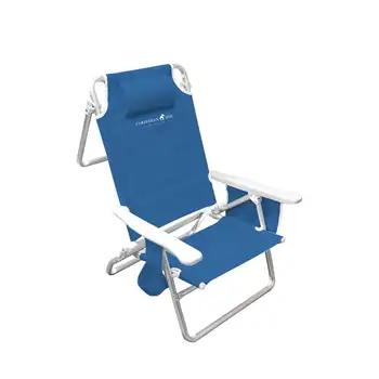 Роскошный Складной Алюминиевый Пляжный стул - синий