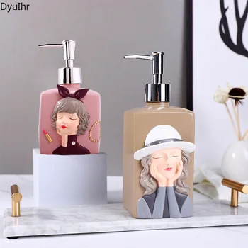 Виниловый лосьон для дезинфекции рук DyuIhr, флакон для пополнения, сменный флакон для шампуня и геля для душа в ванной комнате, аксессуары для ванной комнаты