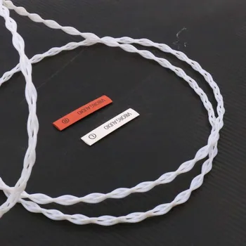 Hi-Fi однометровый кабель из чистого Серебра, 0,4 мм, 4-проводный литцевый кабель для аудио, USB-кабель RCA