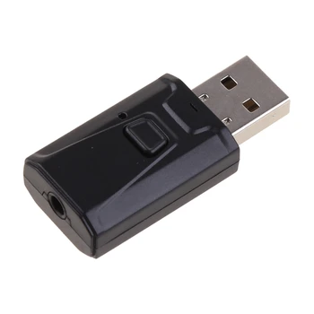 2 в 1 Bluetooth-совместимый Адаптер Приемника-передатчика 5.0 Беспроводной USB-ключ