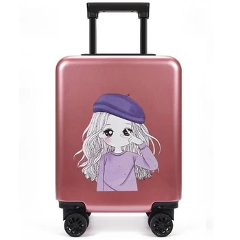 20-дюймовый чемодан для ручной клади, детский чемодан, Детская ручная кладь, чемодан на колесиках для путешествий, сумки-тележки для багажа на колесиках