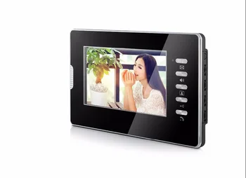 7-дюймовый экран для проводного видеодомофона XLS-V70D черного цвета