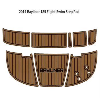 2014 Bayliner 185, Лодка для плавания на платформе, поролон EVA, коврик для пола из тикового дерева