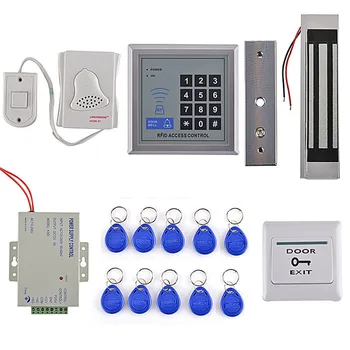 Система контроля доступа RFID на 500 пользователей Устройство Безопасности машины 125 кГц RFID Бесконтактный Дверной замок Card Reader Система Дверного замка