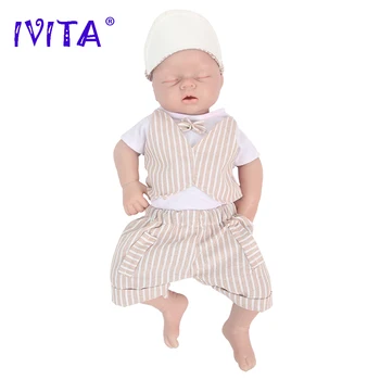 IVITA WB1553 20,86 дюймов 3140 г 100% Силиконовая Кукла-Реборн для Всего тела, Реалистичные Куклы с Соской для Детей, Рождественские игрушки