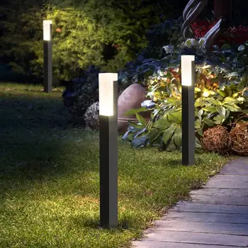 Уличные газонные лампы Водонепроницаемый светодиодный светильник для газона Садовое декоративное ландшафтное освещение