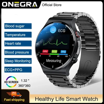 E88ECG + PPG Здоровые мужские умные часы с контролем кислорода в крови, артериального давления, сердечного ритма, умные часы для мужчин, подходящие для Android IOS