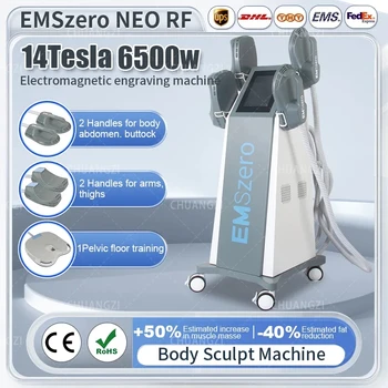 EMSzero NEO Новая технологическая машина для Похудения 14 Тесла Emsslim Hiemt Body Sculpt Для похудения, Наращивания мышечной массы, стимуляции