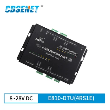 Ethernet RS422 RS485 RS232 Ethernet 4-канальный сервер с последовательным портом E810-DTU (4RS1E) Процессор Modbus RTU UDP TCP Приемопередатчик данных