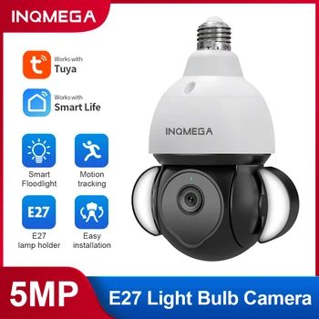 INQMEGA Лампа Камера 360 Поворот Автоматическое Отслеживание Панорамная Камера Лампочка Wifi PTZ IP Камера Удаленный Просмотр Безопасности E27Bulb Int