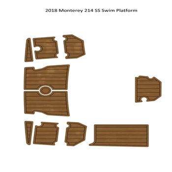 2018 Monterey 214 SS Платформа для Плавания Со ступеньками, лодка из пены EVA, Палубный пол из искусственного Тика