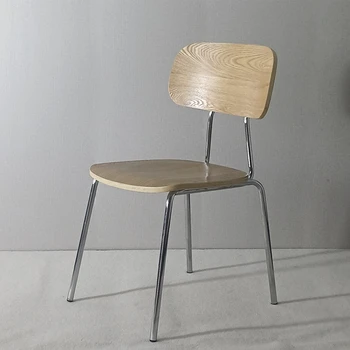 Деревянные минималистичные Обеденные стулья, Салон красоты, Современный дизайн стульев для гостиной, Креативная Терраса, Салон мебели для дома A1