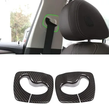 Пряжка Ремня безопасности сиденья из Углеродного волокна, Декоративная Накладка, 2 шт. Для BMW 5 Серии F10 520 525 2014-2017