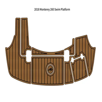 2018 Monterey 260 Платформа для плавания со ступенчатым ковриком для лодки из пены EVA, коврик для пола из искусственного тика