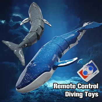Водные игрушки с китовой Акулой на Дистанционном управлении, игрушки с Акулами для плавательного бассейна, игрушки для бассейна с высокой имитацией, для дайвинга в ванной, забавный подарок