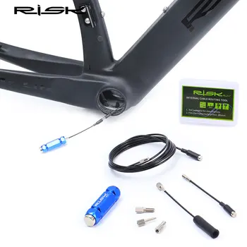 Инструменты Для прокладки внутреннего кабеля Велосипеда RISK MTB, Рама из углеродного волокна, Гидравлический тросовый рычаг переключения передач, быстросъемный комплект для ремонта Велосипеда