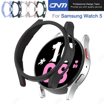 Жесткий защитный чехол для Samsung Galaxy Watch 5 4 40 мм 44 мм Смарт-часы, красочный полупакет, Полая защитная оболочка, чехол