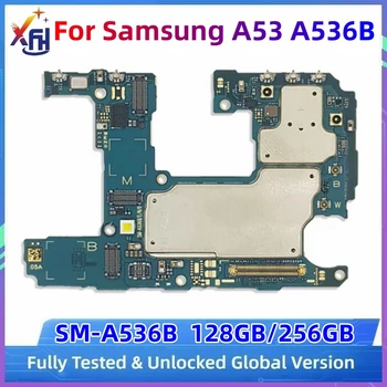 128 ГБ 256 ГБ Материнская плата PCB Модуль Для Samsung Galaxy A53 SM-A536B Разблокированная Материнская плата с процессором Exynos 1280