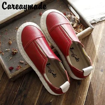 Careaymade-Новый стиль, весна и осень, новая повседневная обувь mori Girl в литературном и художественном стиле, обувь на плоской подошве с круглым носком, 3 цвета