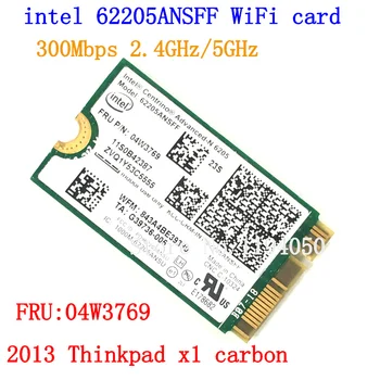 Оригинал для Lenovo Thinkpad x1 Carbon 62205ANSFF N6205 62205AN SFF WIFI Карта Wifi Wlan Сетевые карты 04W3769 NGFF M.2 6205
