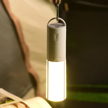 Складной Подвесной Светильник USB Перезаряжаемый Светильник для Палатки, Уличный Светильник для Кемпинга, Затемняющий Светильник для Студенческого Общежития, Подвесной Фонарь