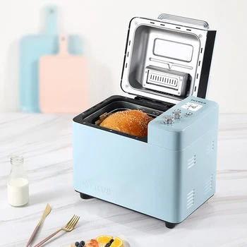 PE9709 бытовая автоматическая хлебопечка, многофункциональная машина для замешивания тостов, бесшумная посыпка фруктового материала новая