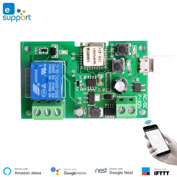 eWeLink Smart USB 7-32 В DIY 1-Канальный Самоблокирующийся WIFI Беспроводной переключатель 